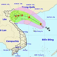 Áp thấp nhiệt đới đã mạnh lên thành bão số 3 - cơn bão WIPHA