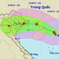 Bão Wipha sẽ gây mưa lớn ở miền Bắc