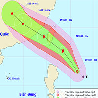 Tin bão gần biển Đông: Cơn bão Bailu, Bắc Bộ và Bắc Trung Bộ mưa dông