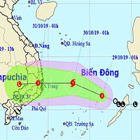 Áp thấp nhiệt đới di chuyển nhanh trên biển, khả năng mạnh thành bão