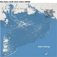 Nature: Năm 2050, gần như cả miền Nam ngập dưới nước ở đỉnh triều