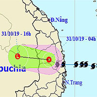 Bão Matmo suy yếu thành áp thấp nhiệt đới