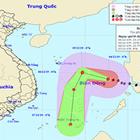 Bão Kammuri đi vào biển Đông, trở thành cơn bão thứ 7 trong năm nay