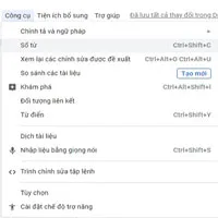 Cách luôn hiển thị số từ trong Google Docs