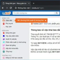Hướng dẫn đăng nhập và đăng xuất hệ thống quản lý nhà trường VnEdu