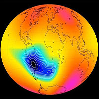 Hiện tượng lạ ở Nam Mỹ: Trái đất chuẩn bị đảo ngược?