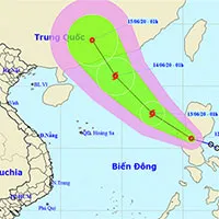 Xuất hiện áp thấp nhiệt đới đi vào biển Đông, có khả năng mạnh lên thành bão