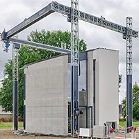 Chỉ với một lần in, máy in 3D lớn nhất Châu Âu vừa cho "ra lò" nguyên một ngôi nhà 2 tầng rộng 90m2