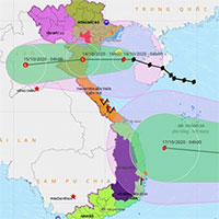 Bão số 7 hướng vào Thái Bình - Nghệ An