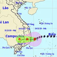 Bão Etau mạnh lên, bốn tỉnh sơ tán dân