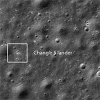 Tàu NASA chụp ảnh trạm đổ bộ Trung Quốc trên Mặt trăng