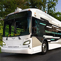 Xe buýt tự lái hạng nặng đầu tiên ở Bắc Mỹ