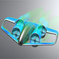 Xe buýt bay trong tương lai có thể chở 50 hành khách