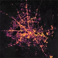 Thảm cảnh mất điện ở Texas nhìn từ vũ trụ