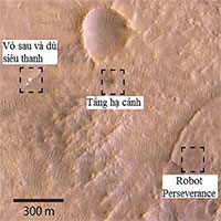 Tàu vũ trụ chụp ảnh robot NASA trên bề mặt sao Hỏa