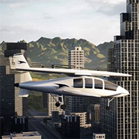 Máy bay điện tách rời hệ thống cất hạ cánh thẳng đứng