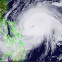 Siêu bão cấp 17 hình thành gần Biển Đông
