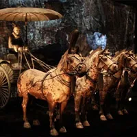 Hai cỗ xe ngựa bằng đồng lớn nhất trong lăng mộ Tần Thủy Hoàng sống động đến kinh ngạc