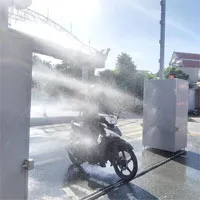 Phát minh máy phun khử khuẩn tự động phục vụ công tác phòng chống dịch Covid-19