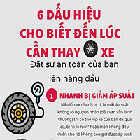 Dấu hiệu nhận biết bạn cần thay lốp xe