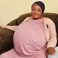 Người phụ nữ tự nhận sinh 10 gây xôn xao