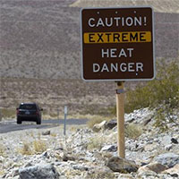 Thung lũng Chết chạm 55 độ C, gần phá kỷ lục nhiệt của Trái đất