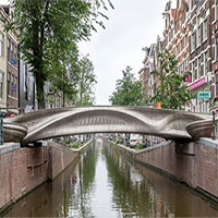 Chế tạo thành công cây cầu thép in 3D đầu tiên trên thế giới