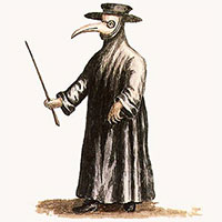 Đồng phục quái dị của bác sĩ dịch hạch thời Trung cổ