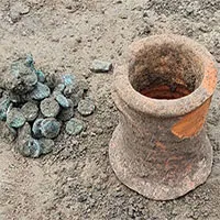 Hũ tiền xu ở thành phố cổ Phanagoria hé lộ vụ tàn phá khốc liệt