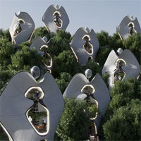 Các kiến trúc sư giới thiệu nhà module bằng thép in 3D