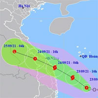 Áp thấp nhiệt đới khả năng mạnh thành bão đang hướng vào Đà Nẵng - Phú Yên