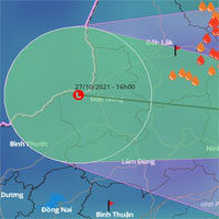 Áp thấp nhiệt đới vào bờ, Bình Định - Ninh Thuận, lượng mưa lên tới 200mm