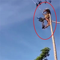 Cư dân mạng tròn mắt khi xem video người đàn ông trổ tài 