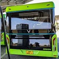Toàn cảnh chiếc xe buýt điện đầu tiên tại Hà Nội sắp đi vào hoạt động
