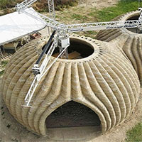 Ngôi nhà in 3D đầu tiên trên thế giới từ đất thô