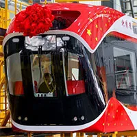 Tàu đệm từ đầu tiên sử dụng công nghệ từ trường vĩnh cửu của Trung Quốc
