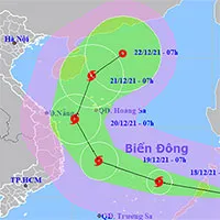 Chiều tối nay siêu bão RAI vào Biển Đông, giật cấp 17