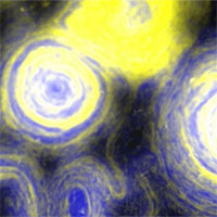 Tìm thấy loại vi khuẩn đột biến giống tranh Van Gogh