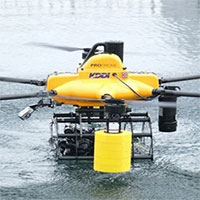 Hệ thống drone kép có thể bay trên không và lặn dưới nước
