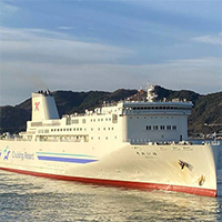 Lần đầu tiên trên thế giới, phà cỡ lớn tự động chạy 240km trên biển Nhật Bản