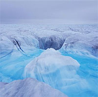 Băng ở Greenland tan từ dưới lên trên, nhanh chưa từng có