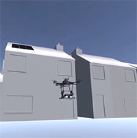 Bộ đôi drone và robot tự động làm sạch pin mặt trời