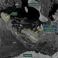 Thềm băng lớn bằng thành Rome ở Nam Cực sụp đổ