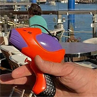 Chim dữ tấn công cướp thức ăn, Venice phát súng nước cho du khách 