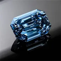 Viên kim cương xanh lớn nhất thế giới được đấu giá hơn 57 triệu USD