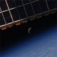 Phi hành gia chụp ảnh nguyệt thực từ trạm ISS