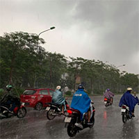 Dự báo thời tiết: Cảnh báo Hà Nội mưa dông kèm nguy cơ gió giật