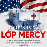 Khám phá siêu tàu bệnh viện lớp Mercy của Hải quân Mỹ