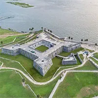 Castillo de San Marcos - Pháo đài "nuốt đạn đại bác" đặc biệt ở Mỹ