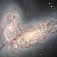 Hình ảnh mới nhất về các thiên hà xoắn vào nhau